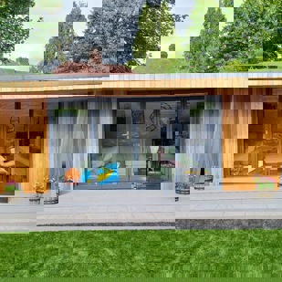 JF Timber Canadian Cedar Clad Home Office