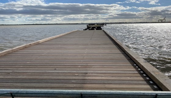 Gripdeck Shotley Pier View 2